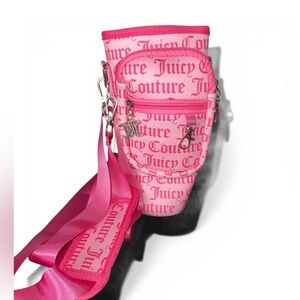 Juicy Couture Vibrant Pink Logo Crossbody